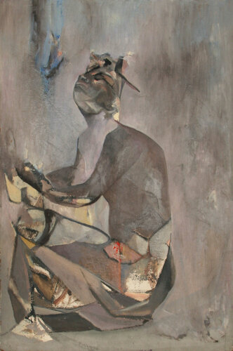 Seated Woman (20) van John F. Leonard, Schilderij te koop op Singulart