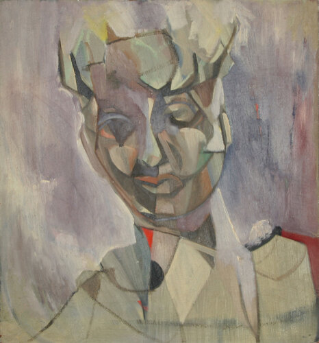 Portrait with Crown (24) van John F. Leonard, Schilderij te koop op Singulart