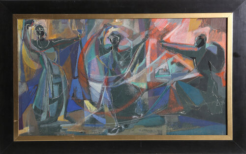 Three Dancers (60) van John F. Leonard, Schilderij te koop op Singulart