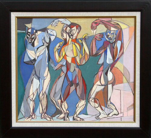 Trio (61) par John F. Leonard, Peinture en vente sur Singulart