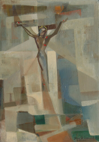 Crucifixion (36) par John F. Leonard, Peinture en vente sur Singulart