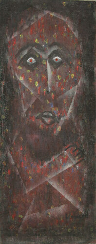 Red Figure (11) par John F. Leonard, Peinture en vente sur Singulart