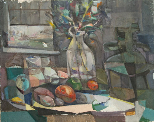 Still Life by Window (14) van John F. Leonard, Schilderij te koop op Singulart