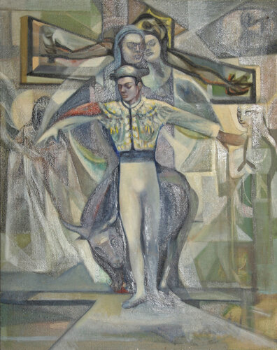 Matador and Bull (37) par John F. Leonard, Peinture en vente sur Singulart