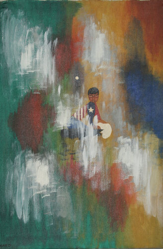 American Jumpsuit (12) par John F. Leonard, Peinture en vente sur Singulart