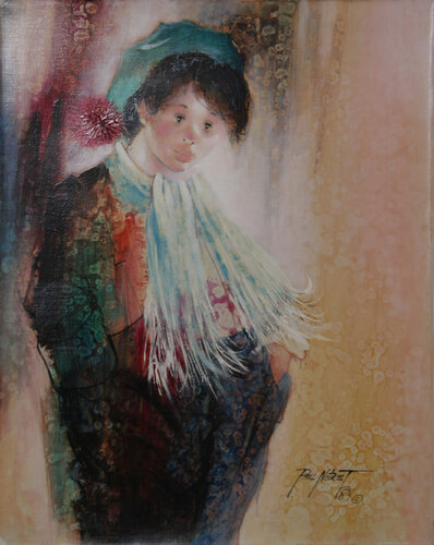 Boy in Scarf de Paul Noiret, Pintura a la venta en Singulart