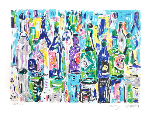 Bottles by Amos Yaskil, 인쇄 for Sale on Singulart
