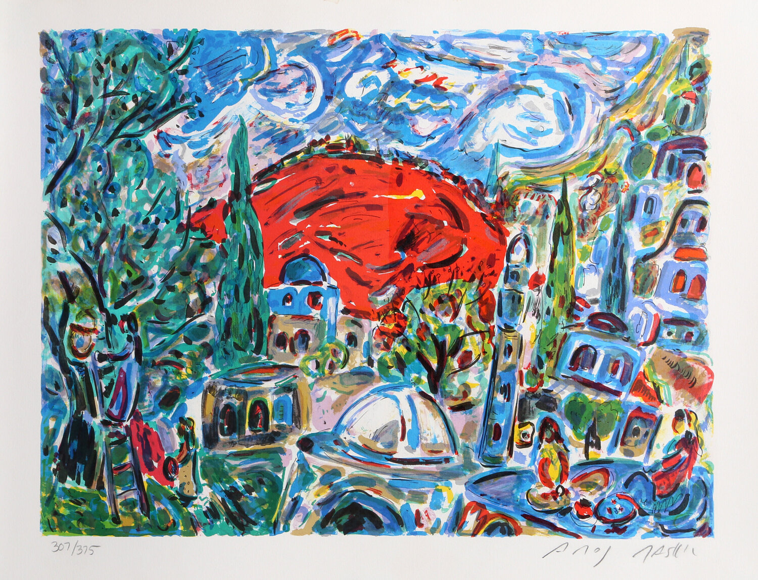 Sunrise over Jerusalem Amos Yaskil