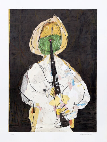 Shepherd with Green Beard by Slavko Kopac, 인쇄 for Sale on Singulart