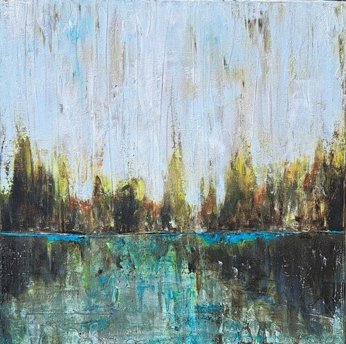 New morning di Martina Šuchová Duchoňová, Pittura in vendita su Singulart