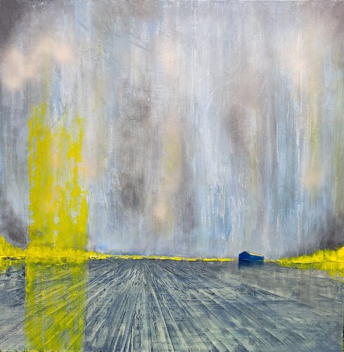 Beyond the border by Martina Šuchová Duchoňová, Painting for Sale on Singulart
