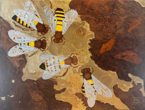 Natures Architects  by Ruth Greaves, 회화 for Sale on Singulart