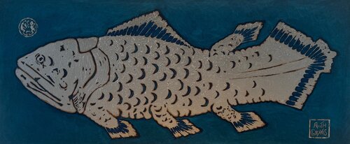 Fish  by Ruth Greaves, 회화 for Sale on Singulart