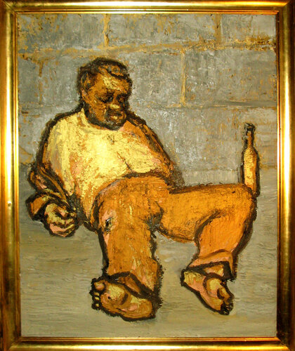 Mr Bernard par JIri Hanibal, Peinture en vente sur Singulart