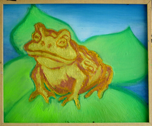 Grenouille par JIri Hanibal, Peinture en vente sur Singulart