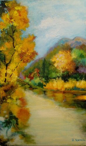 Autumn par Katia Slavova, Peinture en vente sur Singulart