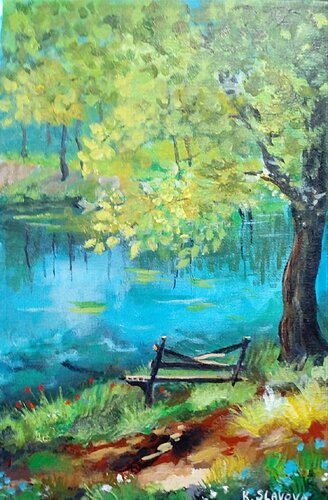 Memory par Katia Slavova, Peinture en vente sur Singulart