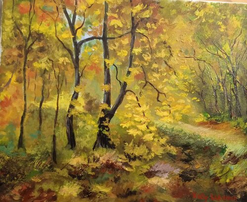 Autumn Rhapsody de Katia Slavova, Pintura a la venta en Singulart