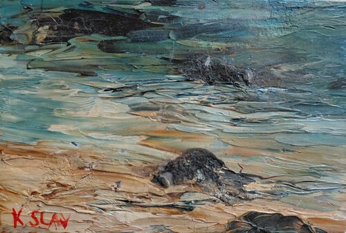 Water lilies di Katia Slavova, Pittura in vendita su Singulart
