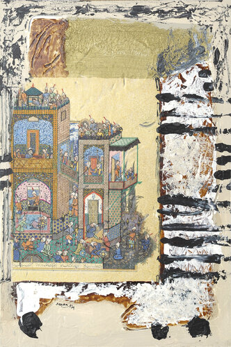 Zahak and Kaveh the Blacksmith (2) by Seema Alabdulhai, 絵画 for Sale on Singulart