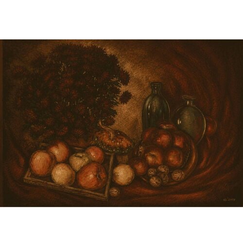 "Danaë Has Been Kidnapped" by Svitlana Fesenko, デッサン for Sale on Singulart