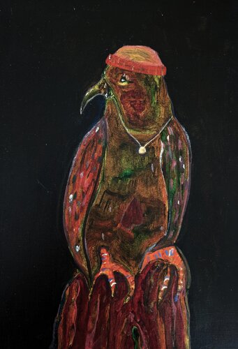 Beanie Bird by Casper Scarth, 회화 for Sale on Singulart