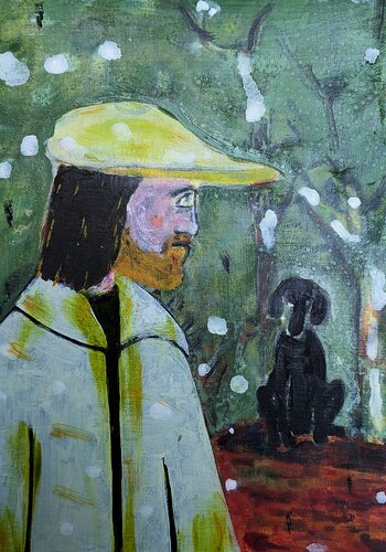 Truffle Hunter by Casper Scarth, 油畫 for Sale on Singulart