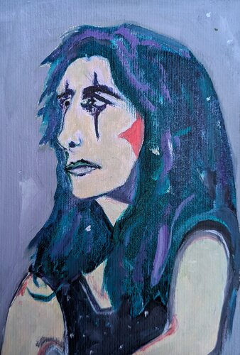 Rockstar by Casper Scarth, 油畫 for Sale on Singulart