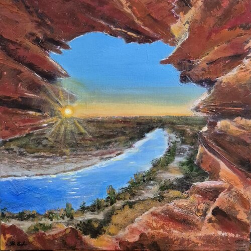 Nature's Window par Belinda Eldridge, Peinture en vente sur Singulart