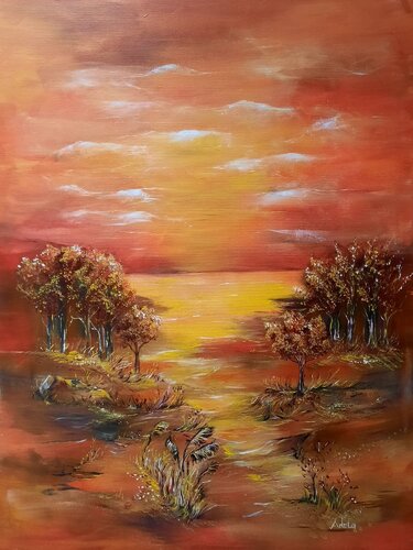 Summer silence by Adela Stoian, Painting for Sale on Singulart