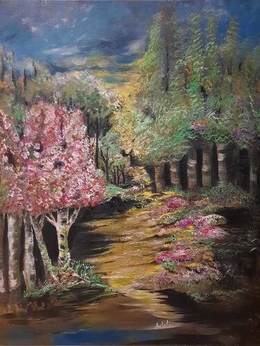 LANDSCAPE par Adela Stoian, Peinture en vente sur Singulart