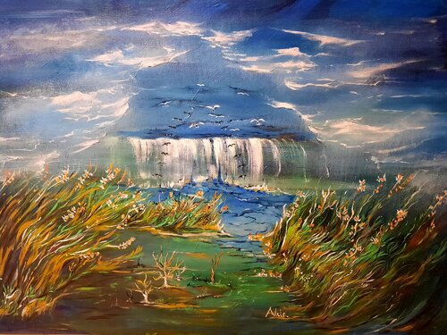 THE SILENCE OF NATURE by Adela Stoian, Painting for Sale on Singulart