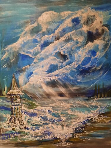 STORM by Adela Stoian, Painting for Sale on Singulart
