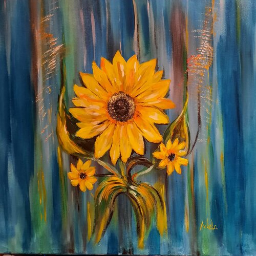 FlOWERS by Adela Stoian, Painting for Sale on Singulart
