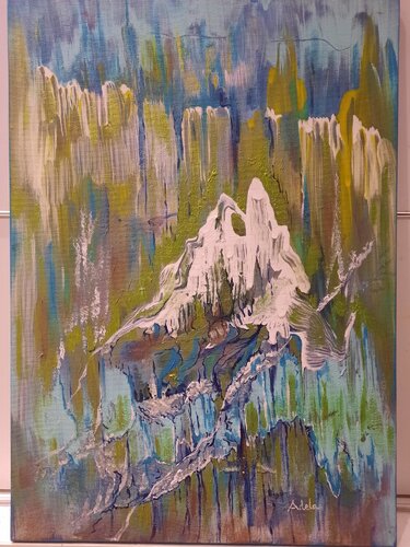 THE LOST MOUNTAIN by Adela Stoian, Painting for Sale on Singulart