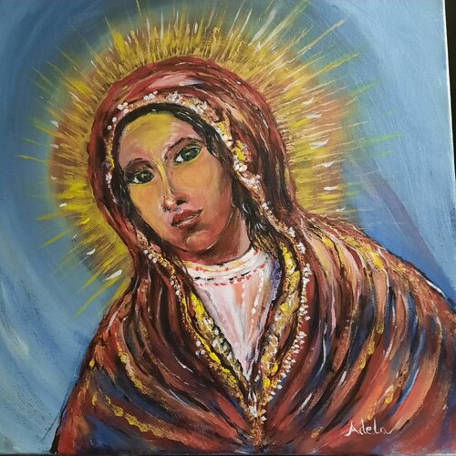 SAINT MARY by Adela Stoian, Painting for Sale on Singulart