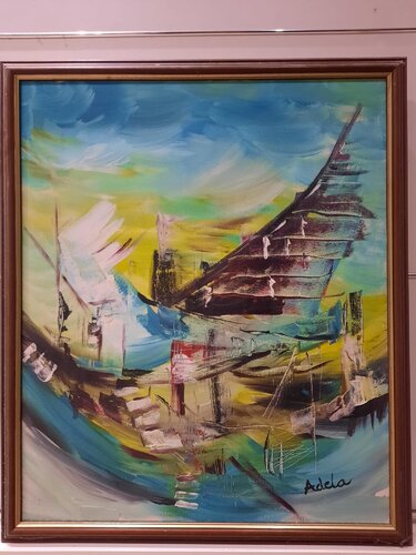 THE ASCENSION OF TIME by Adela Stoian, Painting for Sale on Singulart