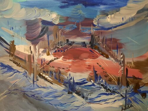 THE ASCENSION OF INFINITY 2 by Adela Stoian, Painting for Sale on Singulart