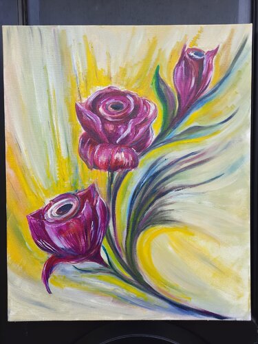 ROSE'S van Adela Stoian, Schilderij te koop op Singulart