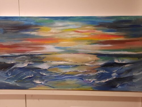 SECRETS OF THE OCEAN van Adela Stoian, Schilderij te koop op Singulart