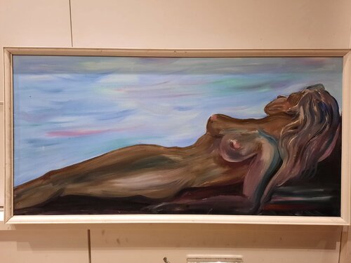 DEEP RELAXATION by Adela Stoian, Painting for Sale on Singulart