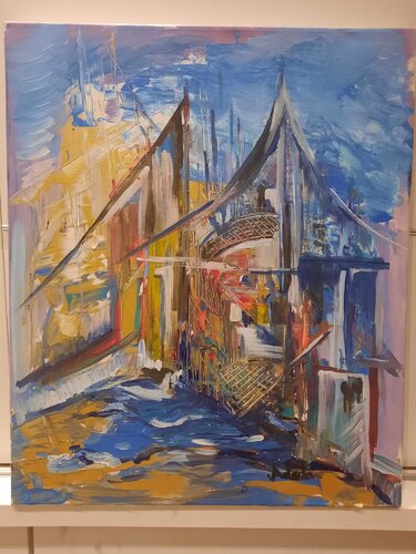 BRIDGE van Adela Stoian, Schilderij te koop op Singulart