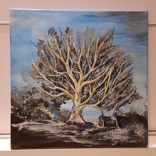 THE OLD OAK van Adela Stoian, Schilderij te koop op Singulart