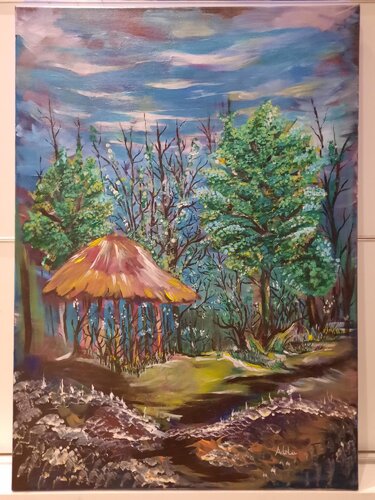 RELAXATION IN NATURE di Adela Stoian, Pittura in vendita su Singulart