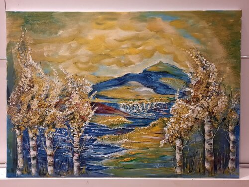 Autumn pains van Adela Stoian, Schilderij te koop op Singulart