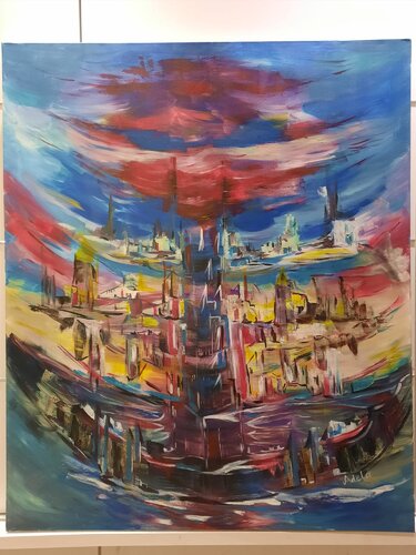 DREAM PROTECTION van Adela Stoian, Schilderij te koop op Singulart