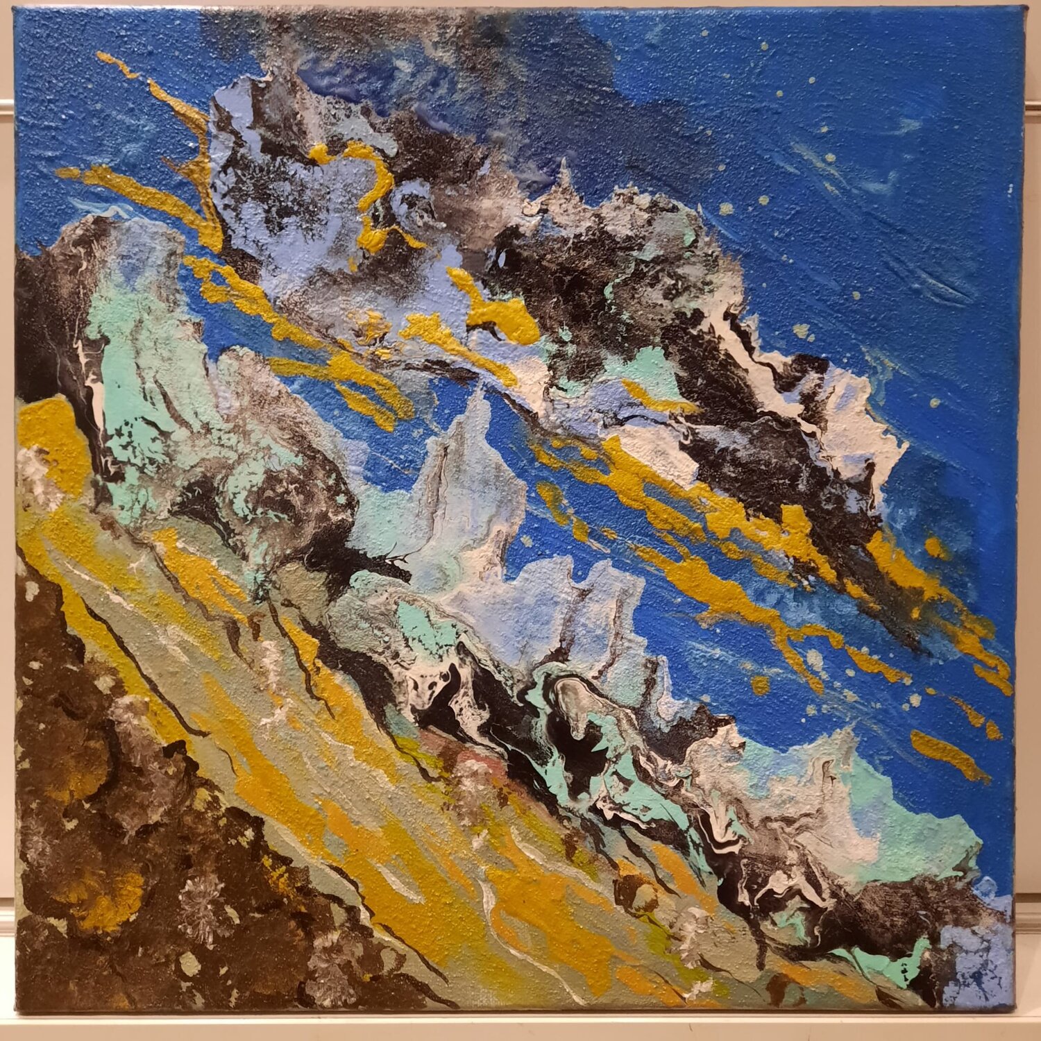 CREATION OF THE UNIVERSE Adela Stoian Originalgemälde zu verkaufen