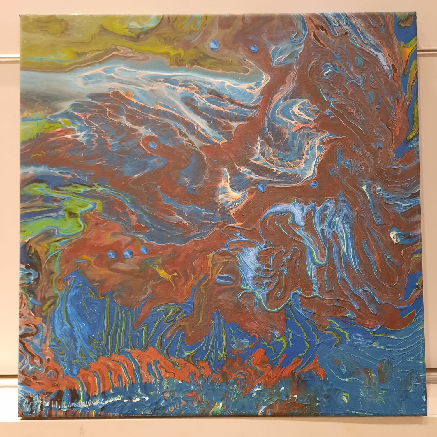 Cellular world Adela Stoian Pintura original en venta