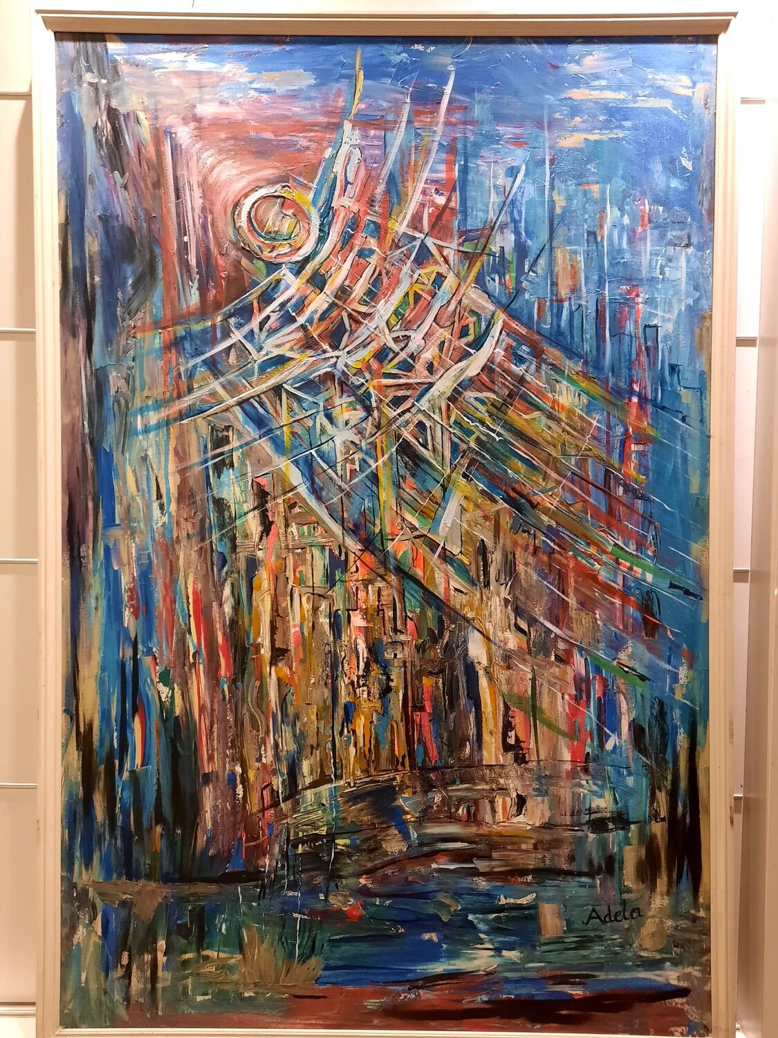 FLIGHT TO ETERNITY Adela Stoian Original painting for sale