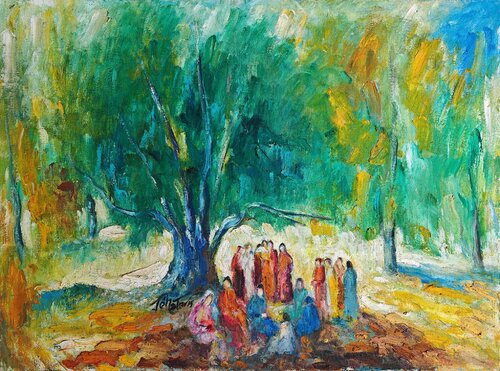 Rest – Repos by Joseph Matar, Painting for Sale on Singulart